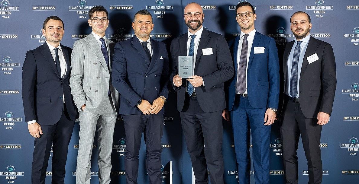 Hybris Corporate Finance awarded at the Financecommunity Awards 2024